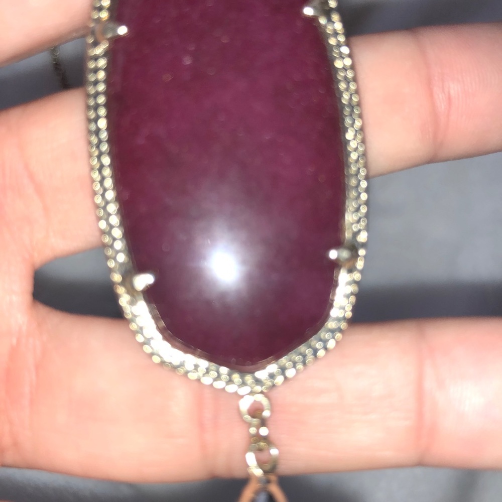 Kendra Scott Maroon Rayne necklace